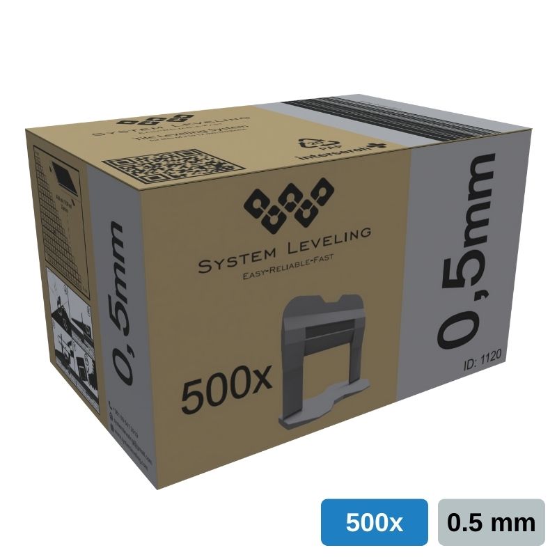 Clips 500pcs 0.5mm carton box